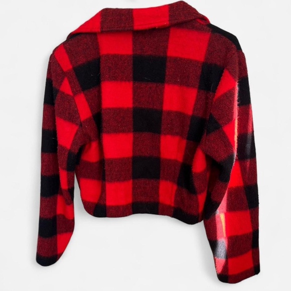 Bonkers Clothing Co. red plaid jacket small - Picture 2 of 3